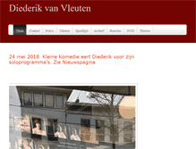 Tablet Screenshot of diederikvanvleuten.nl